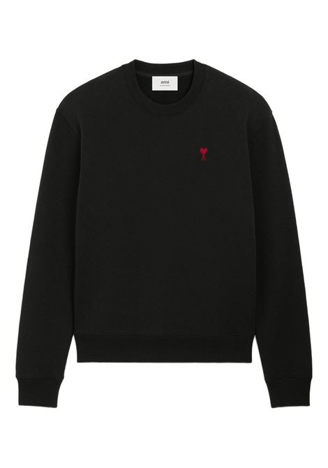 felpa adc uomo nera AMI PARIS | BFUSW035.730001